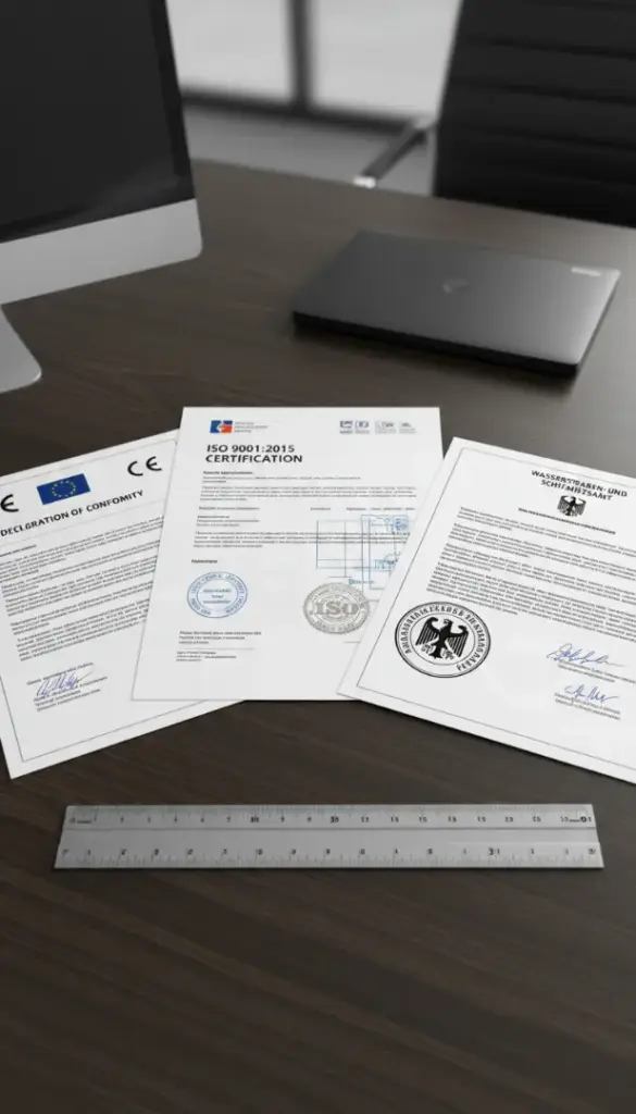 CE, ISO und Binnengewässer-Zertifikate für Hausboote